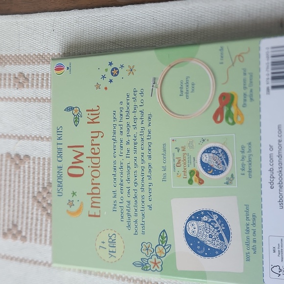 Owl embroidery kit - Picture 2 of 2